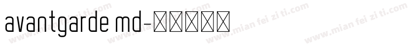 avantgarde md字体转换